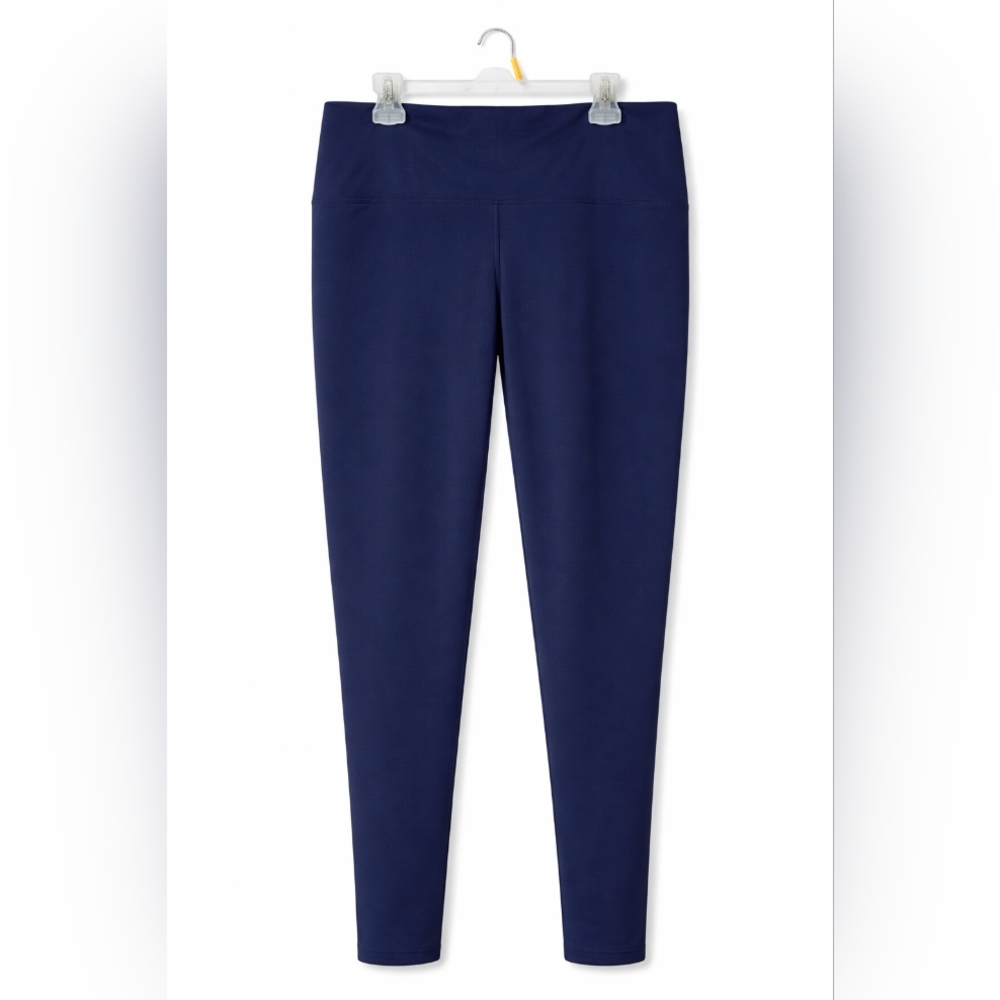 Fabletics Navy Boost PowerHold High Waisted 7/8 Leggings 4X